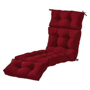 Weatherproofs Fade Resistant Chaise Lounges Seat Pad Cushions Outdoor Spring Summer Season Comfort