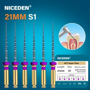 NICEDEN Endodontic Machine File Blue Fracture Resistant Flexible Machine File