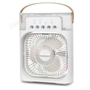 Spray Cooling Fan Humidifier Night Light Mute Air Cooler Air Conditioning Multifunctional Mist Fans