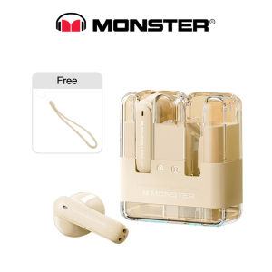 Original Monster XKT08 BT5.3 Wireless Headphones Bluetooth Earphones HIFI Low Latency Noise Reduction Headphones Large Battery Capacity for Gaming Sports Headset With Mic