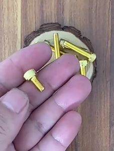 10pcs/lot M3 M4 M5 M6 M8 Pure Brass Hex Hexagon Socket Cap Head Screws DIN912 WZTH
