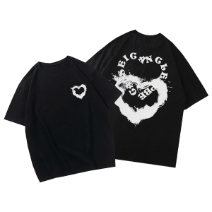 Kaos T - Shirt Retro Love Shadow Semi Cotton