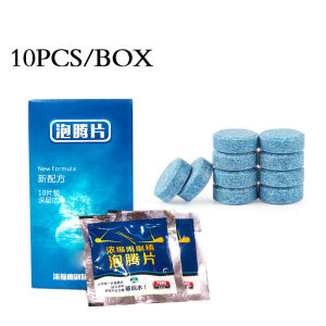 10 Pcs Pil Tablet Sabun Pembersih Wiper Kaca Mobil Wipper Fluid Cairan Tablet Pile Busa Membersihkan Kaca