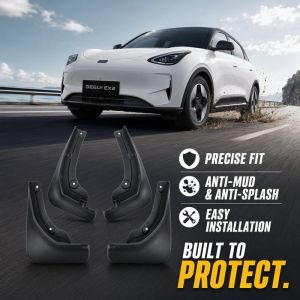 Car Mudguards Set For Geely Ex2 4 Pcs Fender Splash Guards Anti Mud Wheel Arch Protector