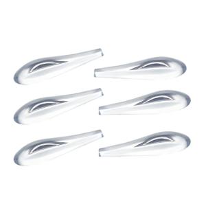 Car Rear Spoiler Sticker Acrylic Lip Tail Trunk Bumper Trim Sticker Reduce Wind Noise Universal