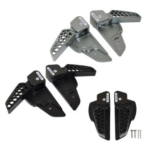 Motorbike For Vespa Sprint Primavera 125 150 2013 2014 2015 2016 2017 2018 2019 2020 2021 2022 2023 Rear Passenger Footpad Foot Steps Foldable Pedals Rests