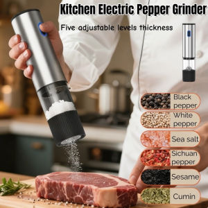 Electric Grinder Spice Pepper Sea Salt Grinding Bottle Multifunctional Kitchen Home Rechargeable
