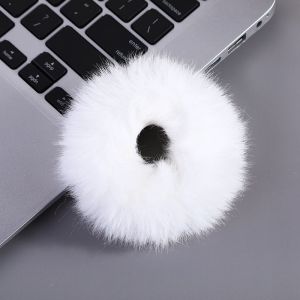 Ikat Karet Rambut Kuncir Chibi Scrunchie Jepang China Korea Warna Warni Pelangi Elastis Bulu Halus Wanita Anak Reamaja Cewek Dewasa KARET BERBULU WARNA WARNI POLOS KUNCIRAN KOREA Jepang Thailand STYLE MURAH