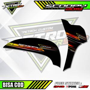 STRIPING VARIASI MOTOR SCOOPY NEW 2019 / STICKER LIST HONDA SCOOPY 2019