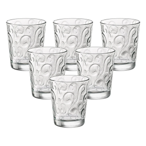 Bộ 6 Ly Thủy Tinh Naos Bormioli Rocco 530333B45321990 (295ml / Ly) - Vàng Chanh