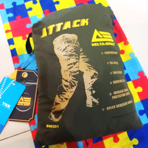 DELTA SIGHT ATTACK TACTICAL PANTS 100% POLY-COTTON ZIP YKK กางเกงผ้าแห้งไว ผ้าเบา MOD UNIT GREEN