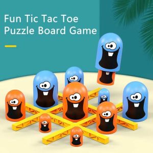 Tic Tac Toe Big Eat Small Game Parent-child Interactive Chess Game Educational Toy Party Gobblet Gobblers Board Toy