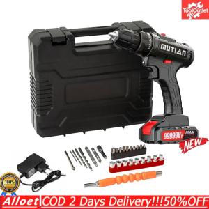 [ToolOutlet]Professional 28 in 1 Cordless Power Drill Set with Variable Speeds and Ergonomic Handle for Furniture Assembly and Maintenance