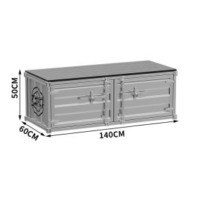 Industrial Style Sofa Bar Deck Cafe Studio Container Retro Iron Sofa Table and Chair Combination