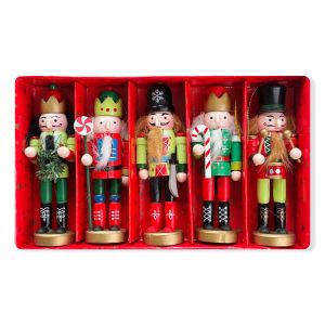 Pinky Bee Dekorasi Natal Gantungan Pohon Nutcracker Set 12.5cm 67410900