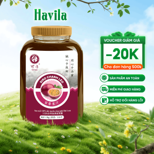 Siro Chanh Leo KoCa 1kg Siro Hương Vị Chanh Leo Ngọt Tươi Mát Thơm Ngon Đậm Vị