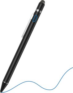 Stylus Pen for iPad & Pencil Alternative NTHJOYS Fine Point Active Stylus for Touch Screens Universal Stylus for iPhone Android Tablet Precise Writing & Drawing USB Rechargeable