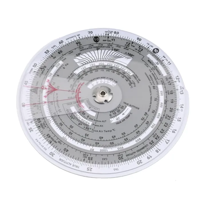 Plastic Aviation Plotter Slide Rulers Circular Navigation Calculation ...
