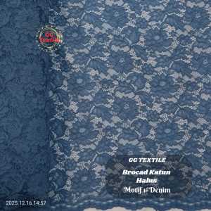 1 METER - BROCAD KATUN - BROKAT KATUN Original Grade A - Lebar 1.5 Meter