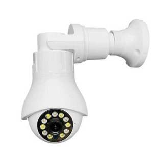 โคมไฟ IP 1080P การมองเห็นได้ในเวลากลางคืนวิทยุตรวจตราสองทางกล้องพาโนรามาระบบ Wifi หลอดตาปลากล้อง IP แบบไร้สาย