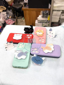 POPSOCKET ACRYLIK PET CUTE KITTEN DOGGY BEAR LOVE IMUT POP SOCKET LUCU GRIP STAND HP