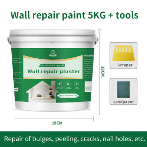 Wall Repair Paste Waterproof Moisture-proof Mildew-proof Wall filler wall plaster Wall plastering cement wall putty pelekat dinding 補牆膏