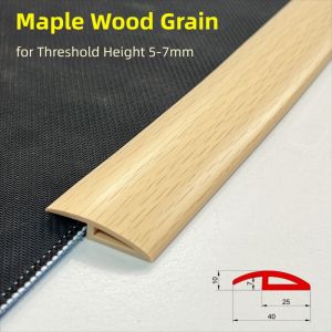 NALANILI Carpet to Tile Floor Transition Strip Self Adhesive Wear-resistant Edging Trim Strip Professional Cuttable Divider Strip Doorway