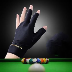 FEE YUE Durable Professional Three Finger Glove Non Slip Table Game Left Hand Billiard Cue Gloves Separate-finger Glove Billiards Gloves three-fingered Glove