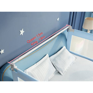 Upgraded Bed Fence Anti Fall Baby Bed Guard Baby Safety Rail Guard Kids Bed Side Protector