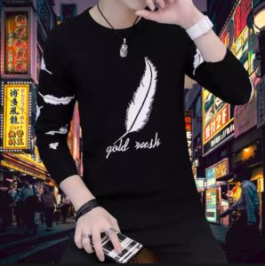 Diskon Sweater Keren Kaos Pria Distro Gold Rush Agus Crewneck Trendy Sweatshirt Elegan Sweter Kasual