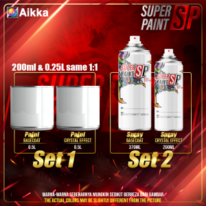 AIKKA AK2218 Teal Blue 3 | Pearl Series | Automotive 2K Car Paint Motor Aerosol Spray Warna Cat Bancuh Kereta DIY 车漆