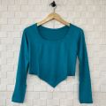 kaos crop lengan panjang wanita/atasan crop terbaru kekinian/baju crop wanita/pakaian wanita spandek. 
