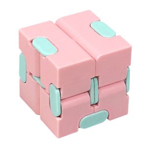 New Magic Fidget Cube Infinite Cube Sensory Stress Relief Decompression Cube vinyl table toy Macaron Toy Fidget Adult Fingertip rotation Anti-Fidget Toy Stress Relief Office Adult Gift Rubiks Cube