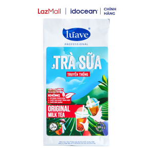 Bột Trà Sữa Hòa Tan Vị Truyền Thống Lúave 500G - Pha Chế Được 24 Lít Cốt Trà Sữa Nhanh Chóng Tiện Dụng