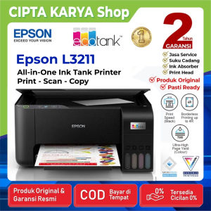 Epson L3211 All-in-One Ink Tank Printer Original Garansi Resmi 2 Tahun Print Scan Copy