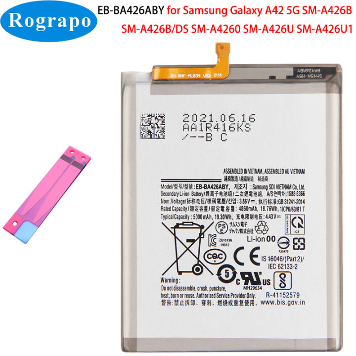 New Original 5000mAh EB-BA426ABY Phone Samsung Galaxy A32 A42 A72