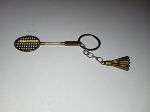 GANTUNGAN KUNCI RAKET n BADMINTON SPORT KEY CHAIN aksesoris olahraga keychain
