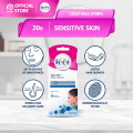 Veet Hair Removal Facial Wax Strip Normal/Sensitive 20s (Cold Wax Strips for Face, Upper lip, Cheeks& Chin). 