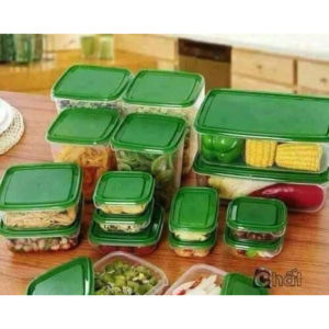 Set 17 hộp nhựa tủ lạnh cao cấp bảo quản đồ ăn-Hộp đựng thực phẩm an toàn Phukienprocare
