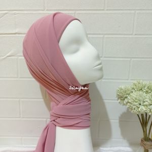 PASHMINA INSTAN PASHMINA + INNER 2in1 BISA BOLAK BALIK PASHMINA INNER PASHMINA HOODIE