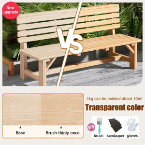 varnish wood Water Based wood paint 500ML wood for Interior/Exterior. Water Based wood stain varnish for wood paint for wood wood door paint wood repair filler wooden paint wood colour stain brown water base outdoor Waterproof mildew and anti corrosion