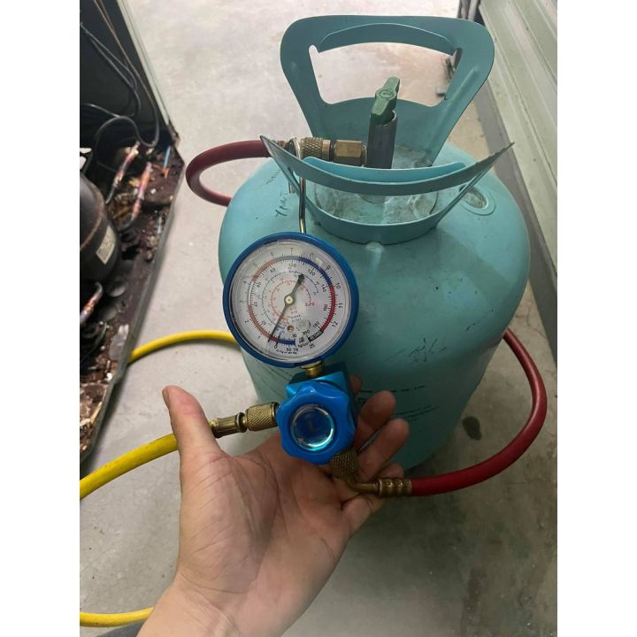 Recharge 11kg of ecological gas R32, R410a with pressure gauge and hose