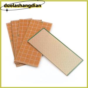 [Duola] 5 Pcs 6.5x14.5cm Stripboard Veroboard Uncut PCB Platine Single Side Circuit Board