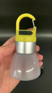 Portable LED Camping Light Rechargeable Tent Lantern Flashlight Water Bottle Lamp IPX5 Waterproof RGB Emergency Flashlight for Hiking Gear Outdoor Atmosphere Decor Lighting