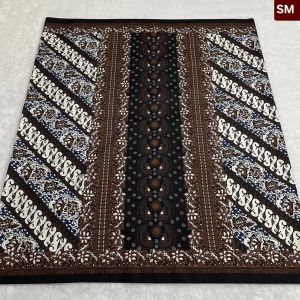 SARUNG / SARUNG BATIK PRIA DEWASA / PALAIKAT MOTIF WADIMOR / GERBANG / SARWON NAVY / SANTRI