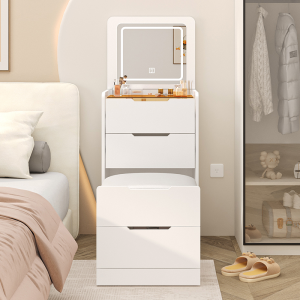 【SG】Dressing Table Small Apartment Dresser Small Bedroom Integrated Bedside Storage Cabinet Mini Makeup Table Chest of Drawers Dresser HDB