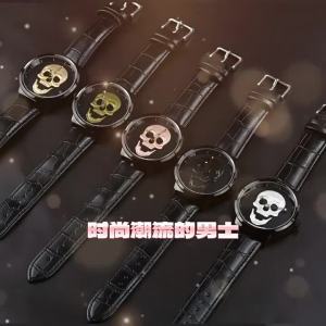 G7 In Stock Mens Watch Mesh Strap Skull Head Personality Mens Watch Waterproof Fashion Quartz Watch Mens Watch Export Hot Item 7/7