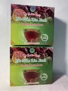 Combo 160 gói trà nấm lim xanh trà túi lọc nấm lim Bảo Khang giúp thải độc gan ổn định huyết áp người bị xơ gan men gan cao HH