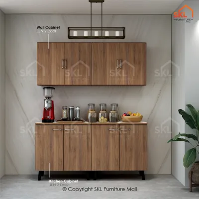 5.3FT Kitchen Cabinet + Base Unit/ wall cabinet hanging /bathroom cabinet /dapur kabinet dinding gantung