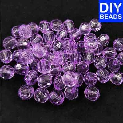 Diy BeadsRough Beads Light Violet #35 (250grams)